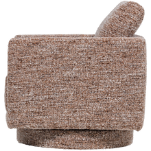Charger l'image dans la galerie, OSKA SWIVEL ARMCHAIR BROWN MELANGE