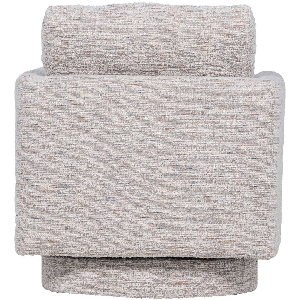 OSKA SWIVEL ARMCHAIR NATURAL MELANGE