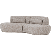 Load image into Gallery viewer, BATAVIER HALF ROUND SOFA 4-SEATER SAND MELANGE