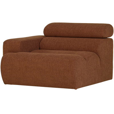 NOVI 1-SEATER ELEMENT ARM LEFT BOUCLE TERRA