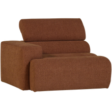 Laden Sie das Bild in den Galerie-Viewer, NOVI 1-SEATER ELEMENT ARM LEFT BOUCLE TERRA