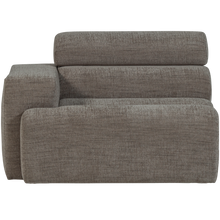 Laden Sie das Bild in den Galerie-Viewer, NOVI 1-SEATER ELEMENT ARM LEFT GREY MELANGE