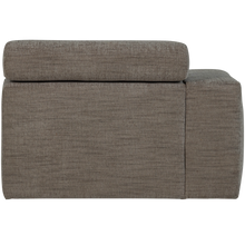 Laden Sie das Bild in den Galerie-Viewer, NOVI 1-SEATER ELEMENT ARM LEFT GREY MELANGE