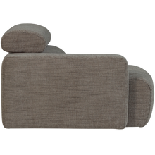 Laden Sie das Bild in den Galerie-Viewer, NOVI 1-SEATER ELEMENT ARM LEFT GREY MELANGE