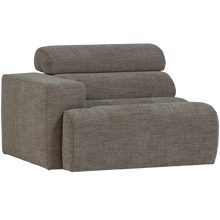 Laden Sie das Bild in den Galerie-Viewer, NOVI 1-SEATER ELEMENT ARM LEFT GREY MELANGE