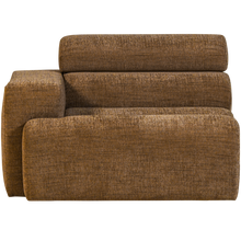 Laden Sie das Bild in den Galerie-Viewer, NOVI 1-SEATER ELEMENT ARM LEFT CARAMEL BROWN MELANGE