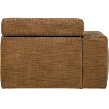 Laden Sie das Bild in den Galerie-Viewer, NOVI 1-SEATER ELEMENT ARM LEFT CARAMEL BROWN MELANGE