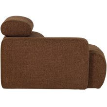 Laden Sie das Bild in den Galerie-Viewer, NOVI 1-SEATER ELEMENT ARM LEFT BOUCLE MOCHA BROWN
