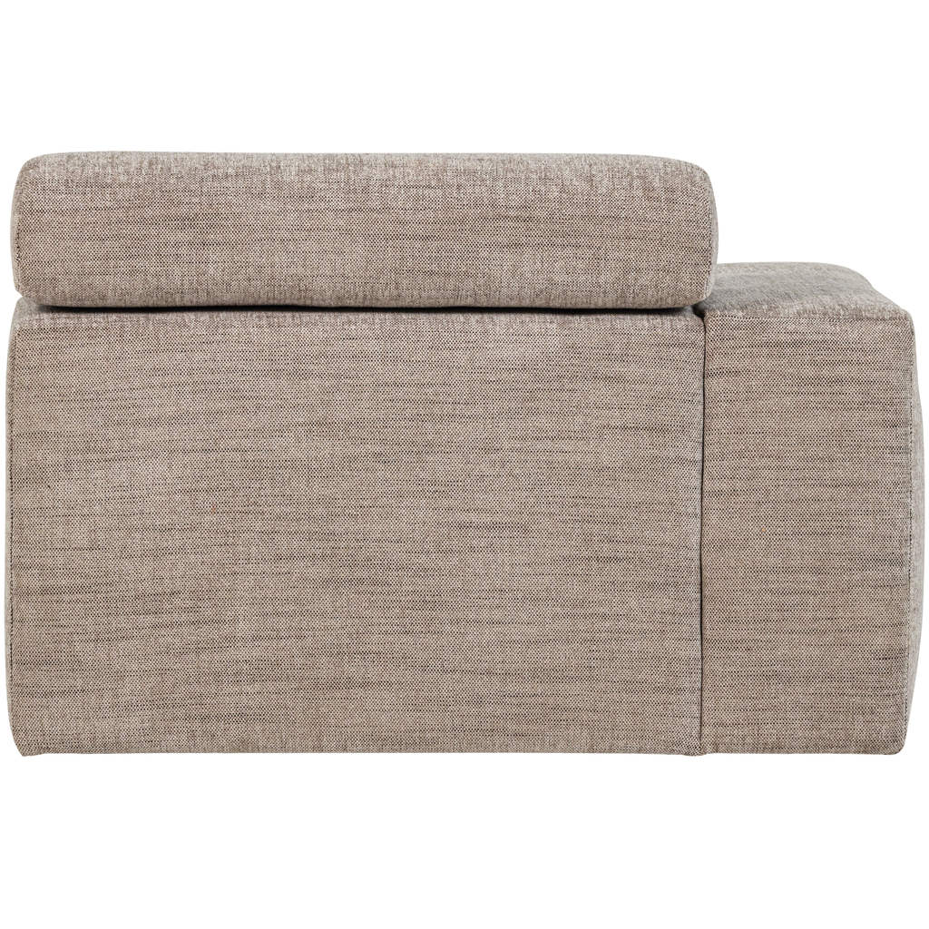 NOVI 1-SEATER ELEMENT ARM LEFT NATURAL MELANGE