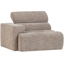 Charger l'image dans la galerie, NOVI 1-SEATER ELEMENT ARM LEFT NATURAL MELANGE