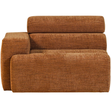 Laden Sie das Bild in den Galerie-Viewer, NOVI 1-SEATER ELEMENT ARM LEFT ORANGE MELANGE