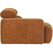 Laden Sie das Bild in den Galerie-Viewer, NOVI 1-SEATER ELEMENT ARM LEFT ORANGE MELANGE