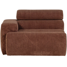 Laden Sie das Bild in den Galerie-Viewer, NOVI 1-SEATER ELEMENT ARM LEFT RIB FABRIC TERRA