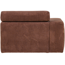 Laden Sie das Bild in den Galerie-Viewer, NOVI 1-SEATER ELEMENT ARM LEFT RIB FABRIC TERRA