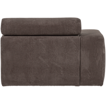 Laden Sie das Bild in den Galerie-Viewer, NOVI 1-SEATER ELEMENT ARM LEFT RIB FABRIC SAND