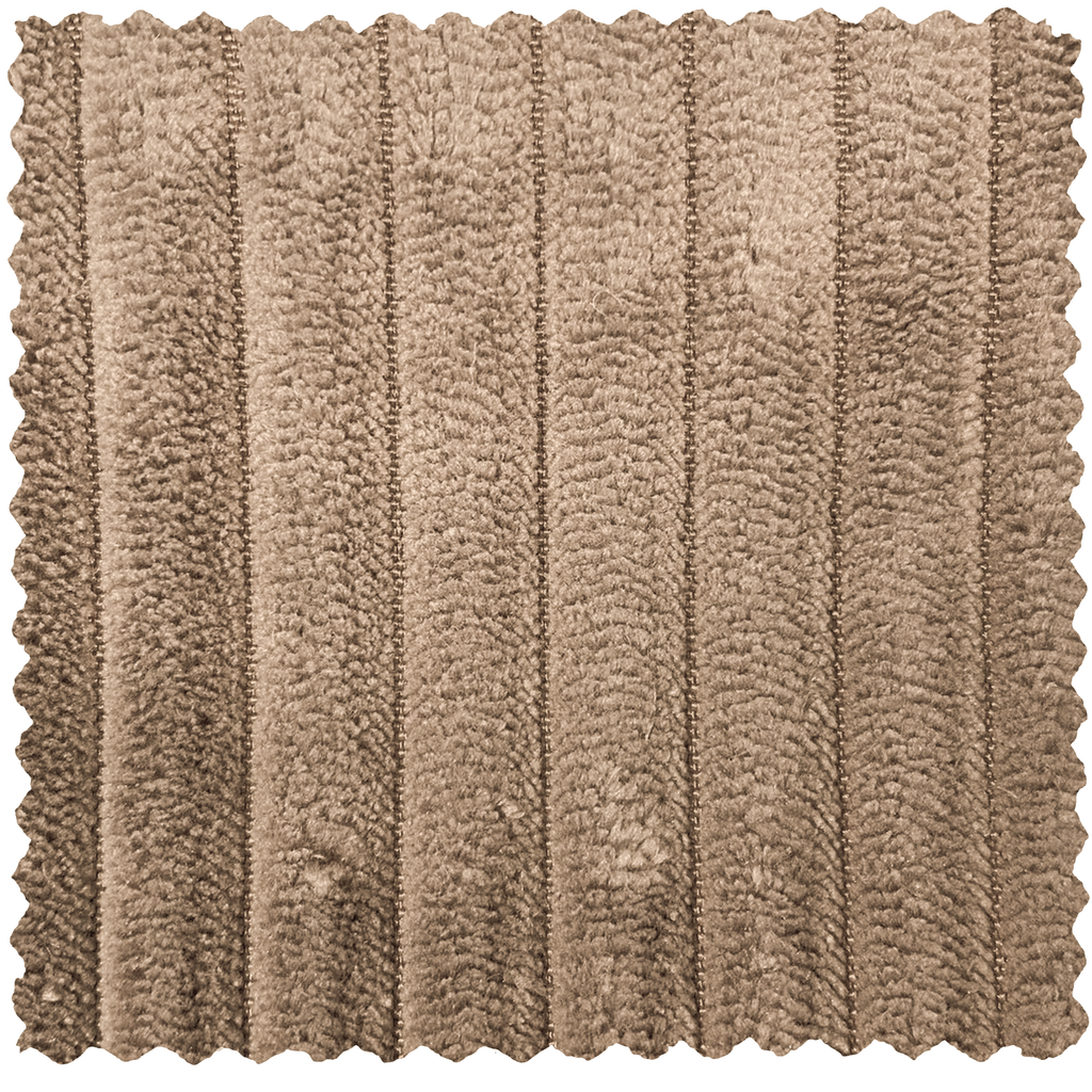 NOVI CHAISE LONGUE SOFA LEFT RIB FABRIC TAUPE