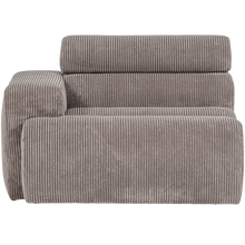 Laden Sie das Bild in den Galerie-Viewer, NOVI 1-SEATER ELEMENT ARM LEFT RIB FABRIC SAND