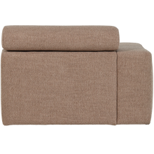 Laden Sie das Bild in den Galerie-Viewer, NOVI 1-SEATER ELEMENT ARM LEFT BOUCLE TAUPE
