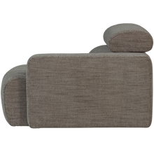 Laden Sie das Bild in den Galerie-Viewer, NOVI 1-SEATER ELEMENT ARM RIGHT GREY MELANGE