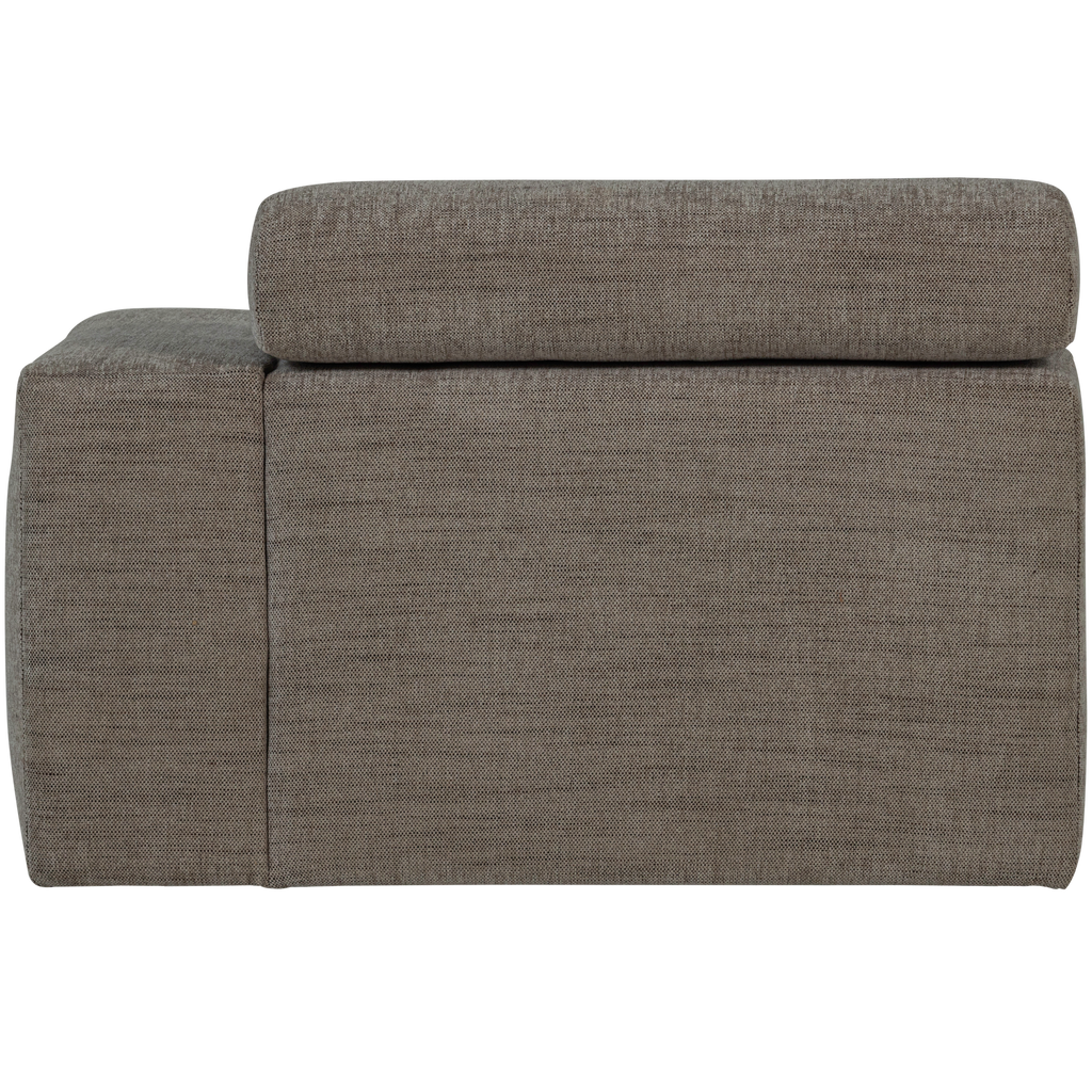NOVI 1-SEATER ELEMENT ARM RIGHT GREY MELANGE