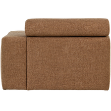 Laden Sie das Bild in den Galerie-Viewer, NOVI 1-SEATER ELEMENT ARM RIGHT CARAMEL BOUCLE BROWN