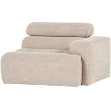 Laden Sie das Bild in den Galerie-Viewer, NOVI 1-SEATER ELEMENT ARM RIGHT BOUCLE NATURAL