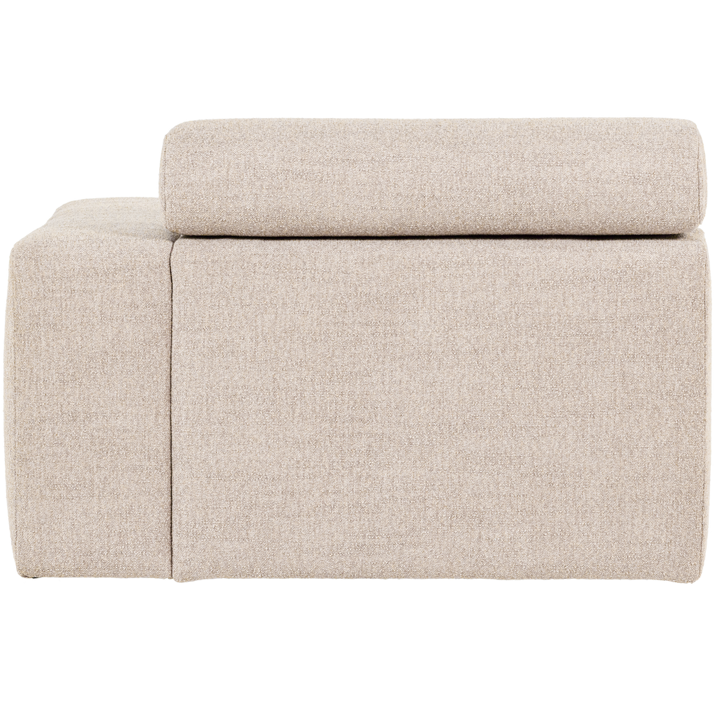 NOVI 1-SEATER ELEMENT ARM RIGHT BOUCLE NATURAL