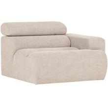 Laden Sie das Bild in den Galerie-Viewer, NOVI 1-SEATER ELEMENT ARM RIGHT BOUCLE NATURAL
