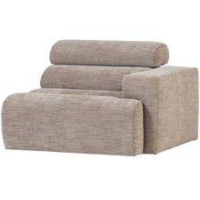Laden Sie das Bild in den Galerie-Viewer, NOVI 1-SEATER ELEMENT ARM RIGHT NATURAL MELANGE