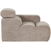 Laden Sie das Bild in den Galerie-Viewer, NOVI 1-SEATER ELEMENT ARM RIGHT NATURAL MELANGE