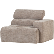 Laden Sie das Bild in den Galerie-Viewer, NOVI 1-SEATER ELEMENT ARM RIGHT NATURAL MELANGE