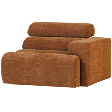 Laden Sie das Bild in den Galerie-Viewer, NOVI 1-SEATER ELEMENT ARM RIGHT ORANGE MELANGE