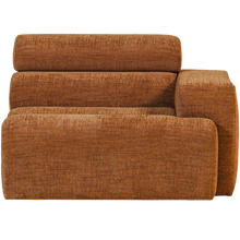 Laden Sie das Bild in den Galerie-Viewer, NOVI 1-SEATER ELEMENT ARM RIGHT ORANGE MELANGE