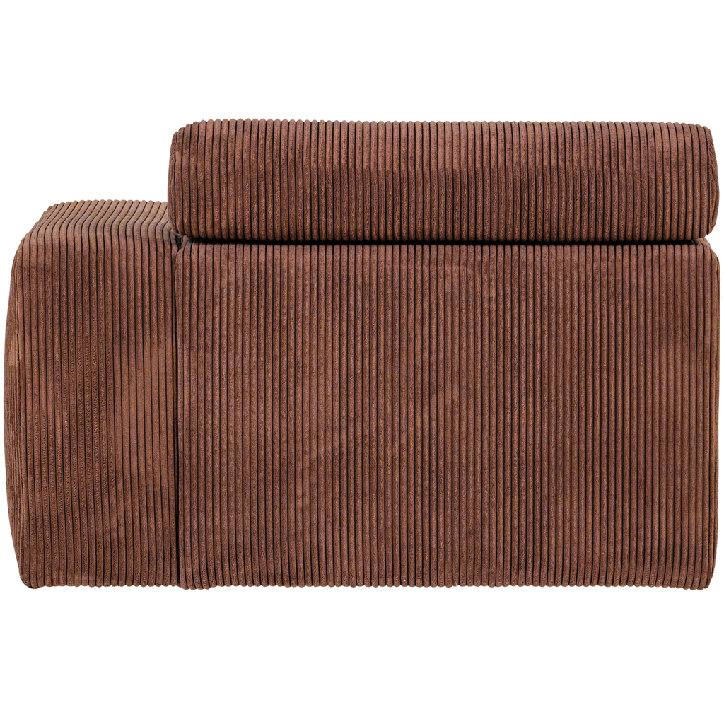 NOVI 1-SEATER ELEMENT ARM RIGHT RIB FABRIC TERRA