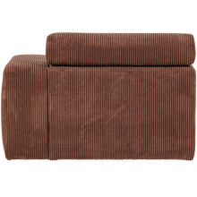Laden Sie das Bild in den Galerie-Viewer, NOVI 1-SEATER ELEMENT ARM RIGHT RIB FABRIC TERRA
