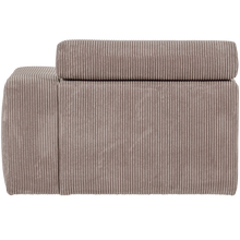 Laden Sie das Bild in den Galerie-Viewer, NOVI 1-SEATER ELEMENT ARM RIGHT RIB FABRIC SAND