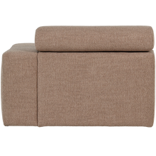 Laden Sie das Bild in den Galerie-Viewer, NOVI 1-SEATER ELEMENT ARM RIGHT BOUCLE TAUPE