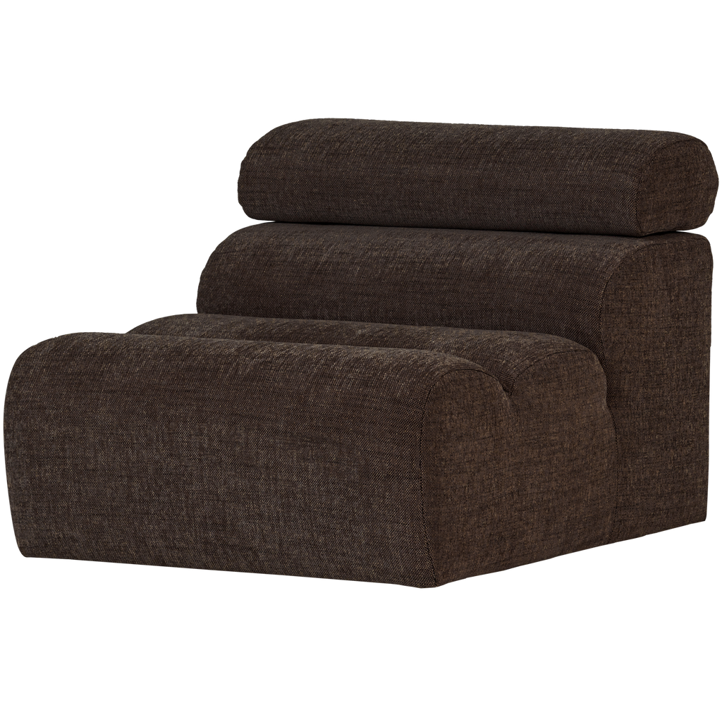 NOVI 1-SEATER ELEMENT DARK BROWN MELANGE