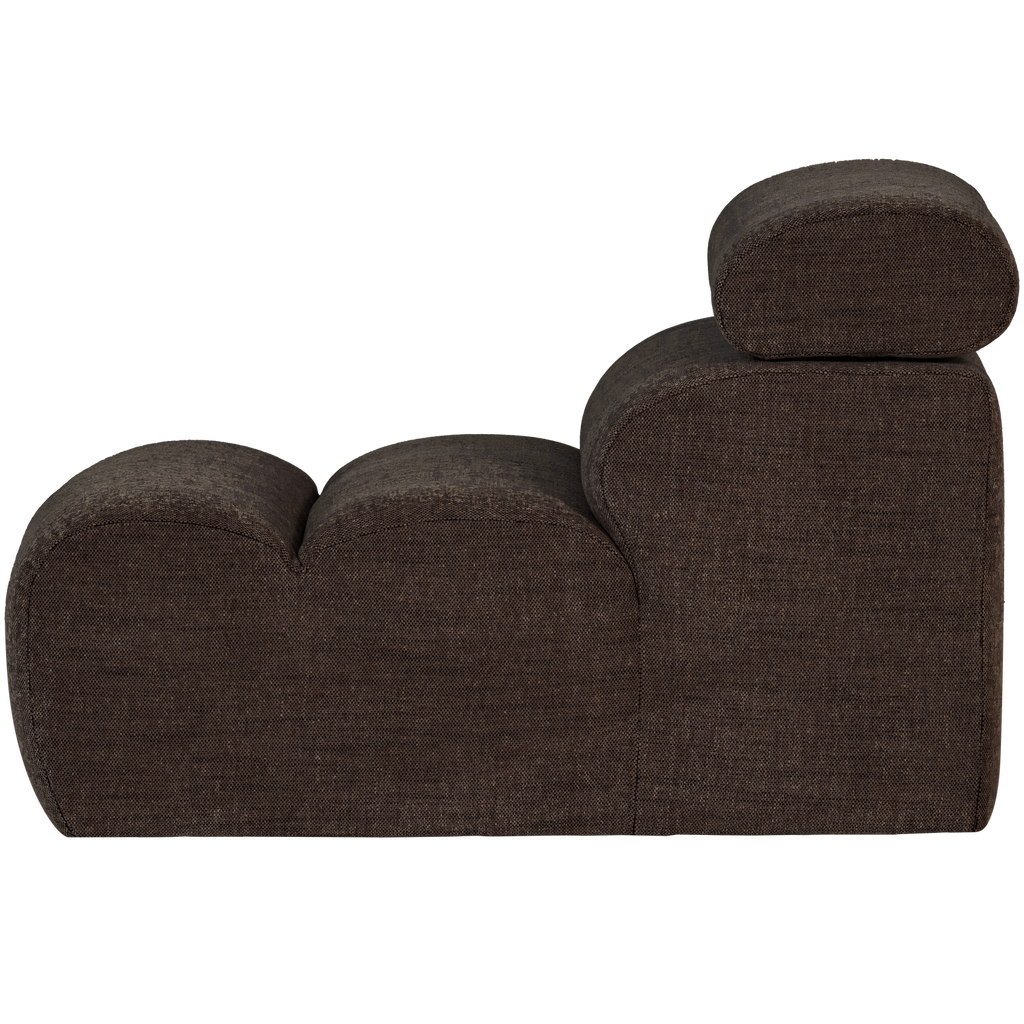 NOVI 1-SEATER ELEMENT DARK BROWN MELANGE