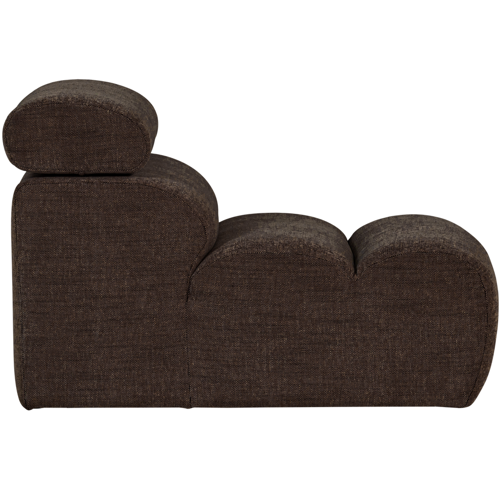 NOVI 1-SEATER ELEMENT DARK BROWN MELANGE