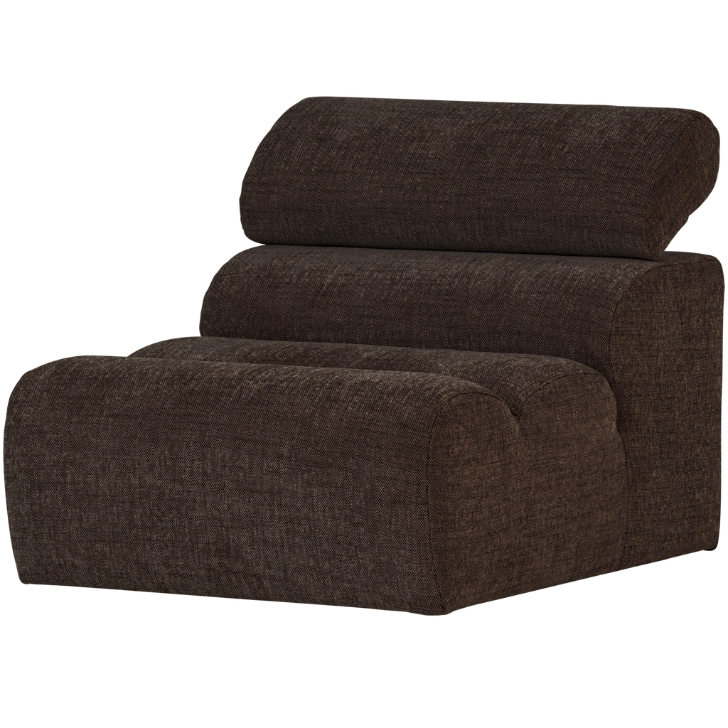NOVI 1-SEATER ELEMENT DARK BROWN MELANGE
