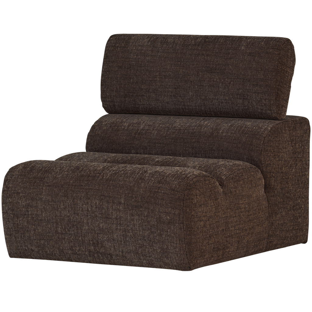 NOVI 1-SEATER ELEMENT DARK BROWN MELANGE