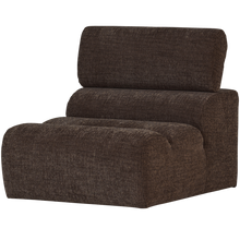 Laden Sie das Bild in den Galerie-Viewer, NOVI 1-SEATER ELEMENT DARK BROWN MELANGE
