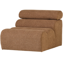 Laden Sie das Bild in den Galerie-Viewer, NOVI 1-SEATER ELEMENT BOUCLE CARAMEL BROWN