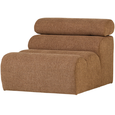 NOVI 1-SEATER ELEMENT BOUCLE CARAMEL BROWN