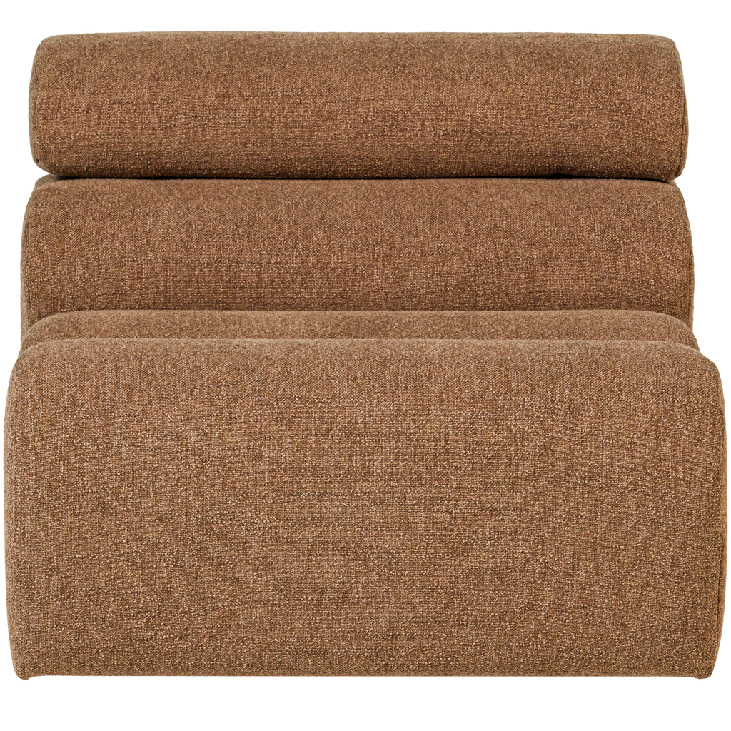 NOVI 1-SEATER ELEMENT BOUCLE CARAMEL BROWN