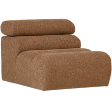 Laden Sie das Bild in den Galerie-Viewer, NOVI 1-SEATER ELEMENT BOUCLE CARAMEL BROWN