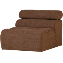 Laden Sie das Bild in den Galerie-Viewer, NOVI 1-SEATER ELEMENT BOUCLE MOCHA BROWN