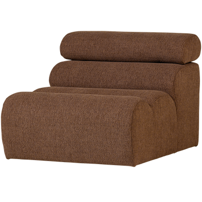 NOVI 1-SEATER ELEMENT BOUCLE MOCHA BROWN