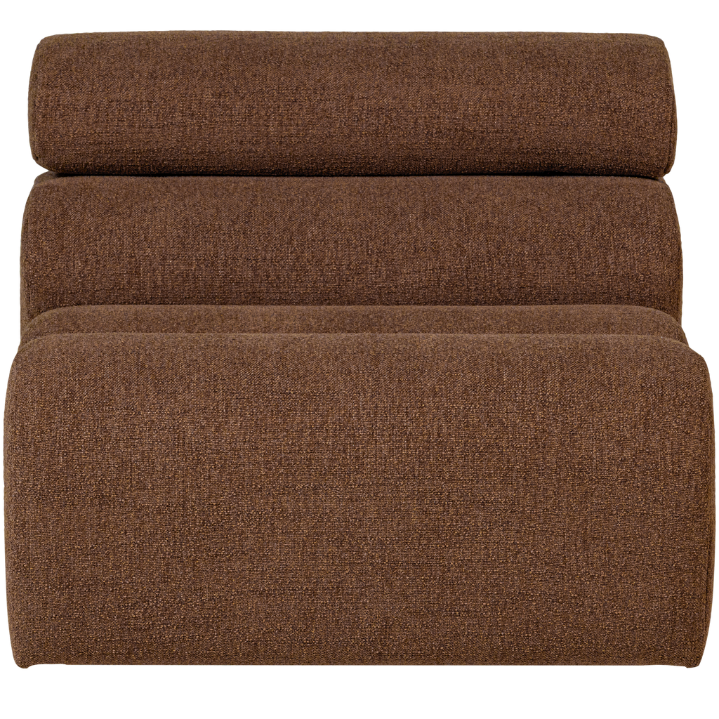 NOVI 1-SEATER ELEMENT BOUCLE MOCHA BROWN